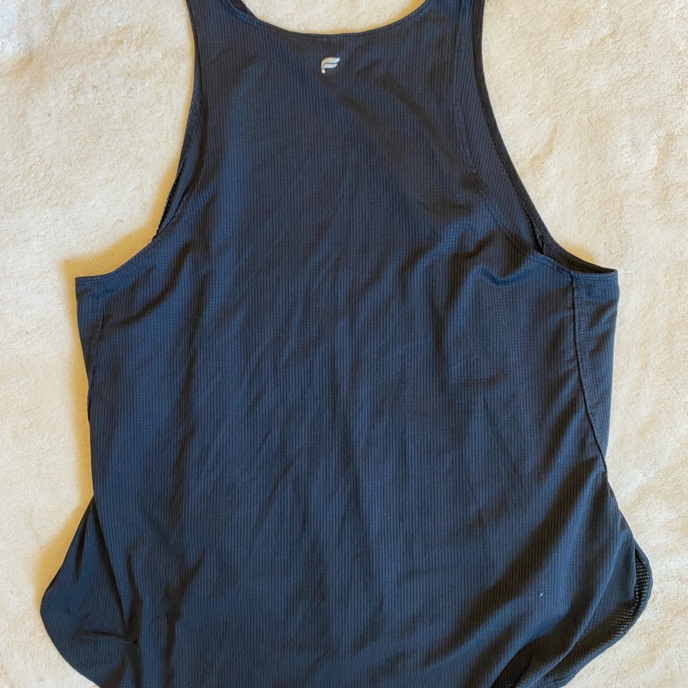 Fabletics black active wear tank